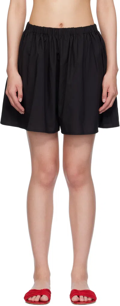 Baserange Black Cable Shorts