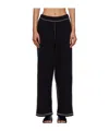 Baserange Black Camer Lounge Pants In Black