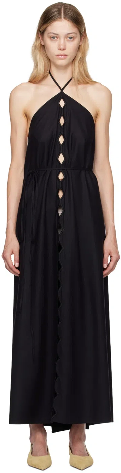 Baserange Black Cessa Ligo Maxi Dress