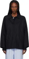 Baserange Black Even Jacket In Black