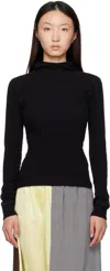 Baserange Black Hanifa Hoodie In Black