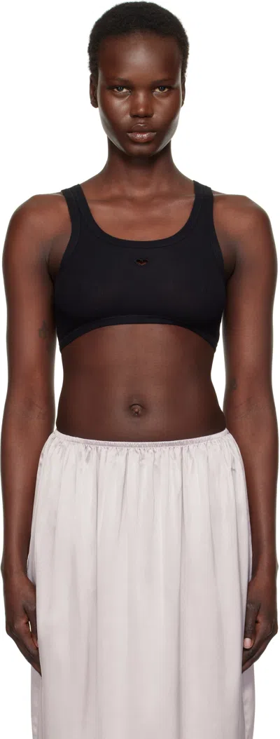 Baserange Black Heart Bra