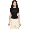 Baserange Heart T-shirt In Black