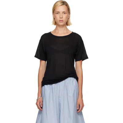 Baserange Black Loose T-shirt