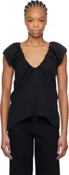 Baserange Black Max Blouse In Black