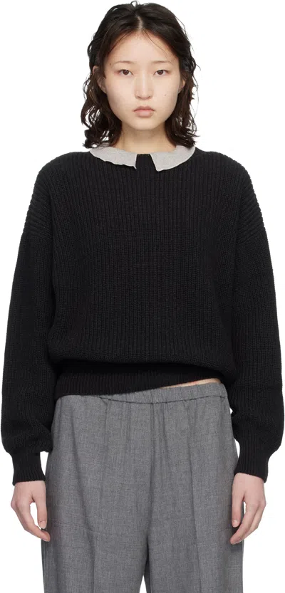 Baserange Black Mea Sweater