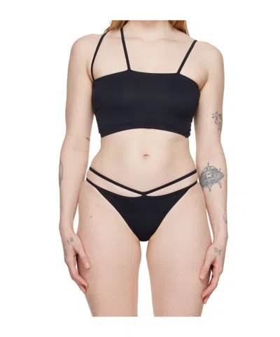Baserange Black Nida Bikini Top