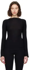 Baserange Black Omato Long Sleeve T-shirt