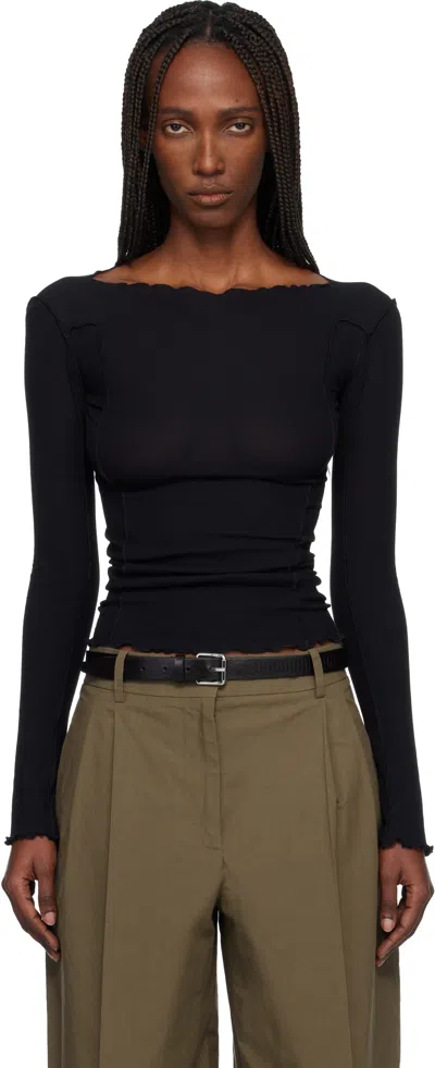 Baserange Black Omato Long Sleeve T-shirt