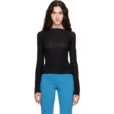 Baserange Black Omato Long Sleeve T-shirt