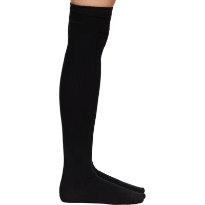 Baserange Black Overknee Socks