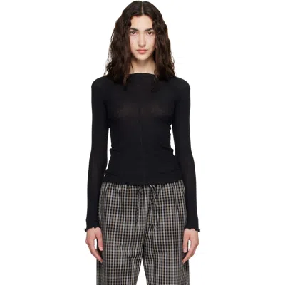 Baserange Black Pama Long Sleeve T-shirt