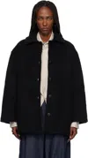 Baserange Black Pyrenees Jacket In Black