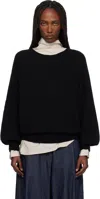 Baserange Black Soar Sweater In Black
