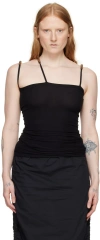 Baserange Black Tav Tank Top In Black
