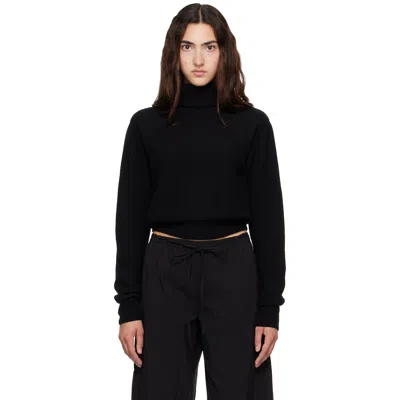 Baserange Black Tier Turtleneck