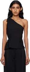 Baserange Black View Camisole In Black