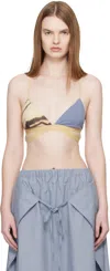 Baserange Thin-strapped Bra In Multi