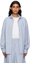 Baserange Blue Claude Shirt In Blue