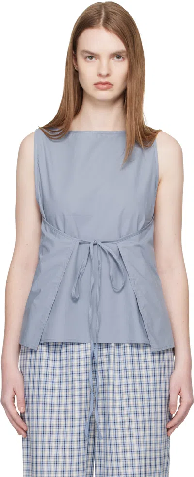 Baserange Blue Decti Tank Top