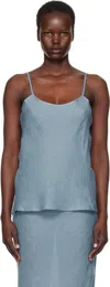 Baserange Blue Dydine Camisole In Truss Blue
