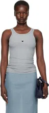 Baserange Blue Heart Tank Top In Bow Blue