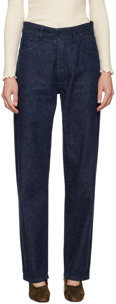 Baserange Blue Tajo Jeans In Blue Denim