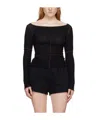 Baserange Black Cinder Long Sleeve T-shirt In Black