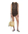 Baserange Ssense Exclusive Brown Pictorial Midi Dress