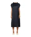 Baserange Navy Clavo Midi Dress