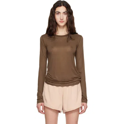 Baserange Brown Long Sleeve T-shirt