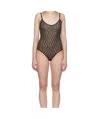 Baserange Brown Musial Bodysuit In Brown