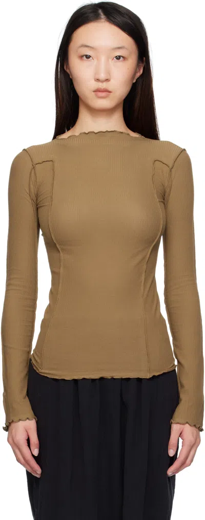 Baserange Brown Omato Long Sleeve T-shirt