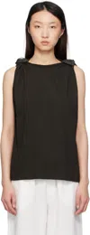 Baserange Brown Rodo Tank Top