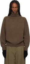 Baserange Soar Turtleneck In Brown
