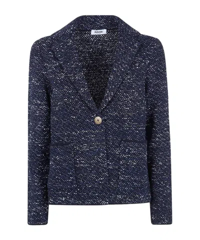 Baserange Button Jacket In Black