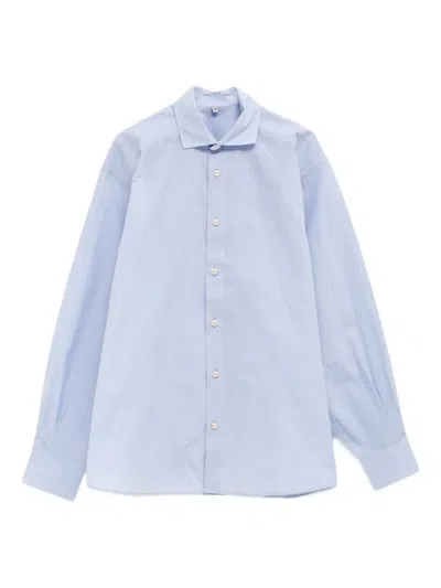 Baserange Buttoned Top In Blue
