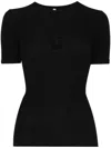 Baserange Heart T-shirt In Black