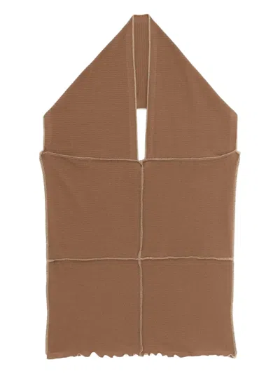 Baserange Cinder Top In Brown