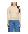 Baserange Circ Ribbed T-shirt In Nude