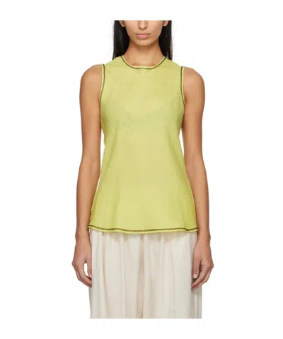 Baserange Contrast-sewn Vest In Multicolor