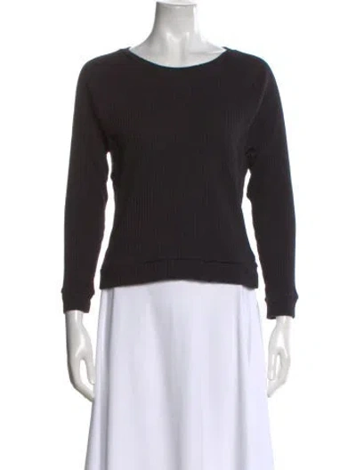 Pre-owned Baserange Crew Neck Long Sleeve Top W/ Tags In Black