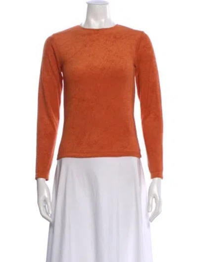 Pre-owned Baserange Crew Neck Long Sleeve Top W/ Tags In Orange