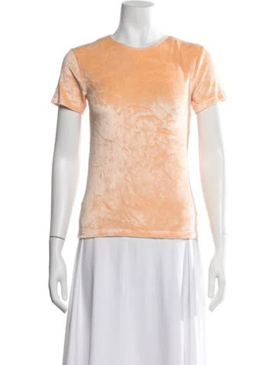 Pre-owned Baserange Crew Neck Short Sleeve T-shirt In Orange