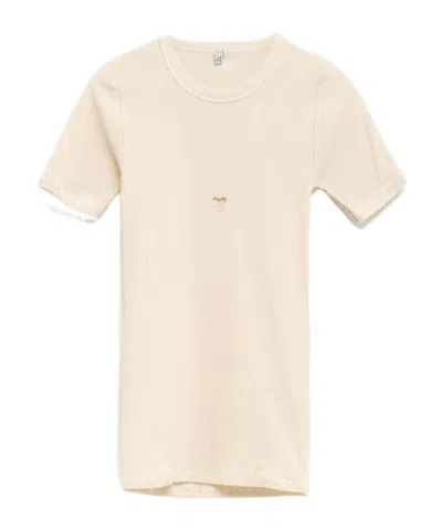 Baserange Crew Neck Short-sleeved T-shirt In Neutral