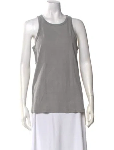 Pre-owned Baserange Crew Neck Sleeveless Top W/ Tags In Gray