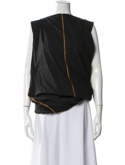 Pre-owned Baserange Crew Neck Sleeveless Top W/ Tags In Gray
