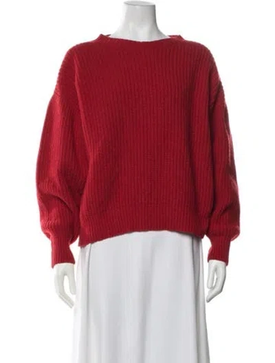 Pre-owned Baserange Crew Neck Sweater In Red