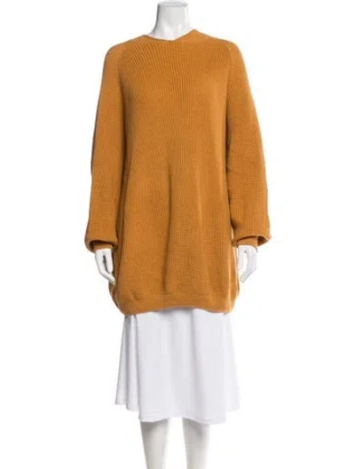 Pre-owned Baserange Crew Neck Sweater In Yellow