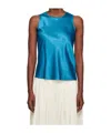 Baserange Crew Neck Vest In Blue